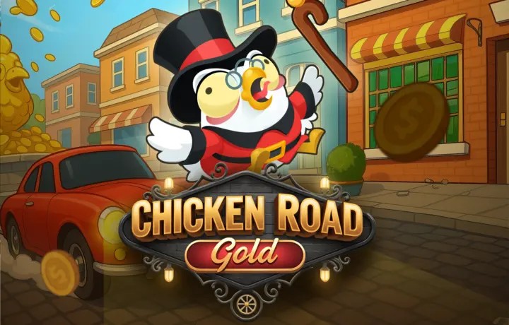 Chicken Road Gold casino game by InOut – featured logo at Wild Robin Casino