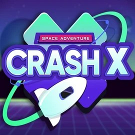 Crash X logo – Casino Games by Turbo Games at Wild Robin Casino