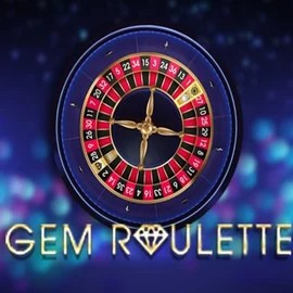 Gem Roulette slot logo by iSoftBet at Wild Robin Casino
