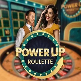 PowerUP Roulette online game logo by Pragmatic Play on wild-robin.eu.com