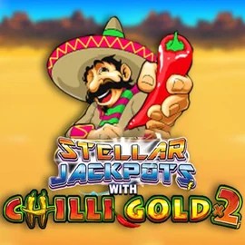 Stellar Jackpots with Chilli Gold x2 logo – Jackpots by Lightning Box Game at Wild Robin Casino