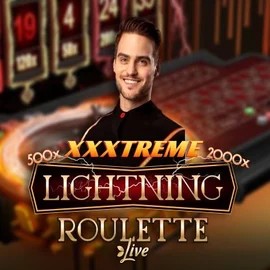 Official Live Casino logo: XXXtreme Lightning Roulette by Evolution at Wild Robin Casino